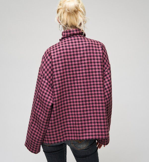  「【26AW LOOK掲載品番】ビッグボタンアシメハーフコート」|その他|