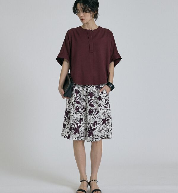 qualite「ボタニカルプリントショートパンツ」|その他|