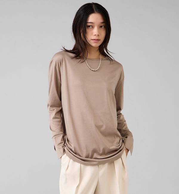 Liesse「袖口カフスカットソー」|Tシャツ・カットソー|