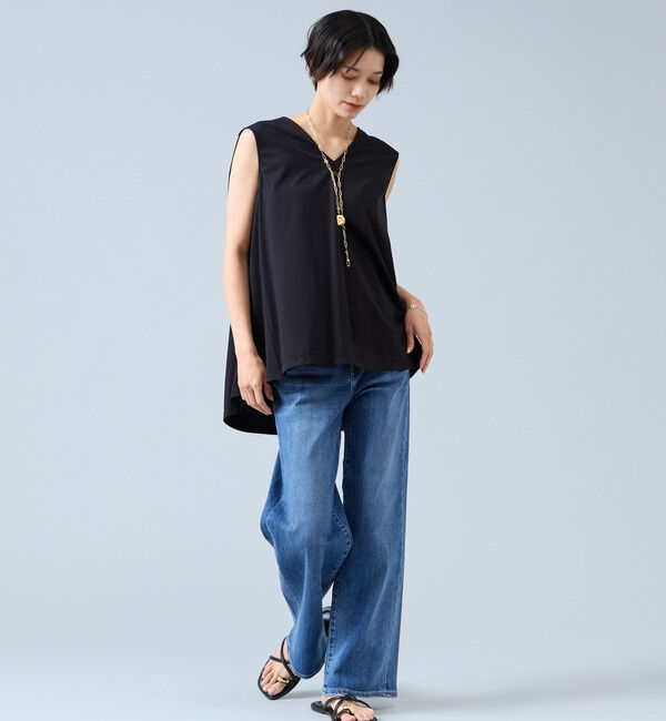 Liesse「Vネックプルオーバー（セットアップ可）」|Tシャツ・カットソー|
