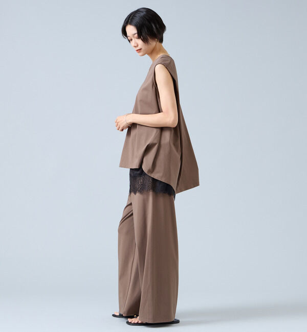 Liesse「Vネックプルオーバー（セットアップ可）」|Tシャツ・カットソー|