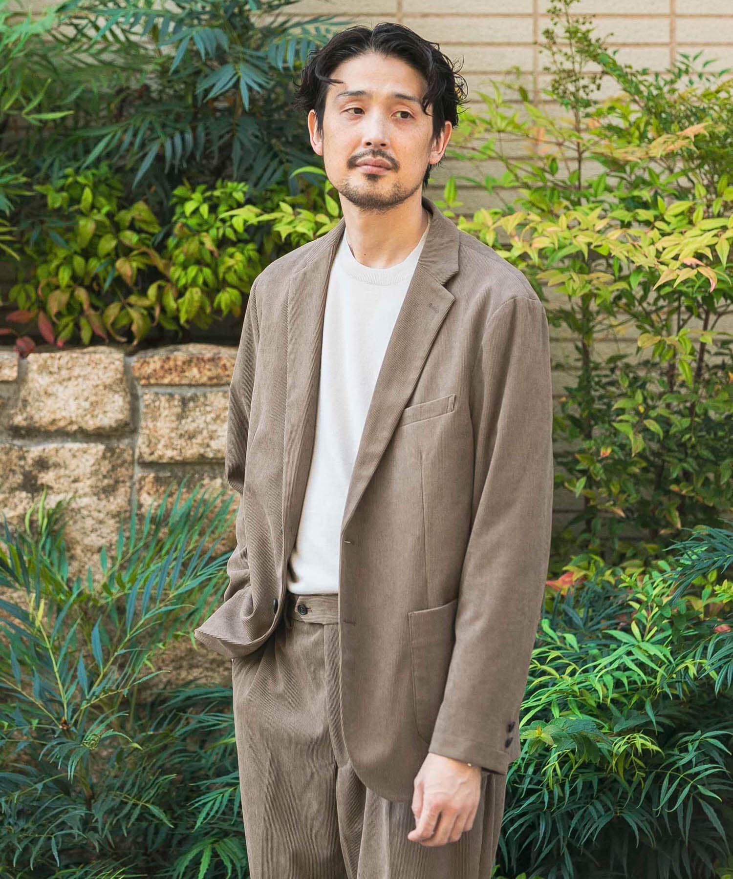 URBAN RESEARCH DOORS「LIFE STYLE TAILOR　コーデュロイコンフォータブルジャケット」|その他|モカ