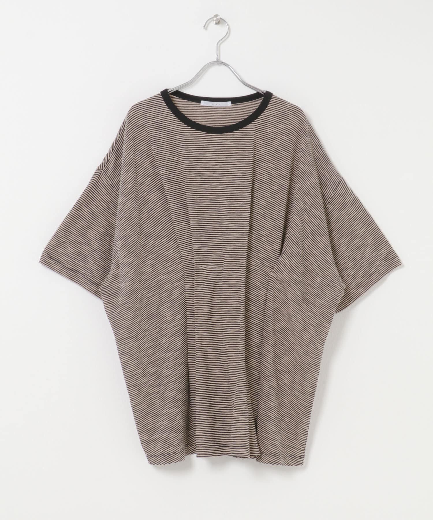  「ランダムタックボーダーTEE」|Tシャツ・カットソー|