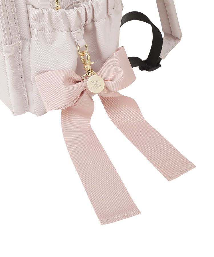 Maison de FLEUR「【撥水加工/19L】ポケットリュック」|リュック|