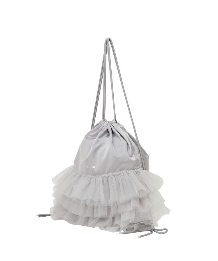 Maison de FLEUR「チュールフリルナップサック」|リュック|