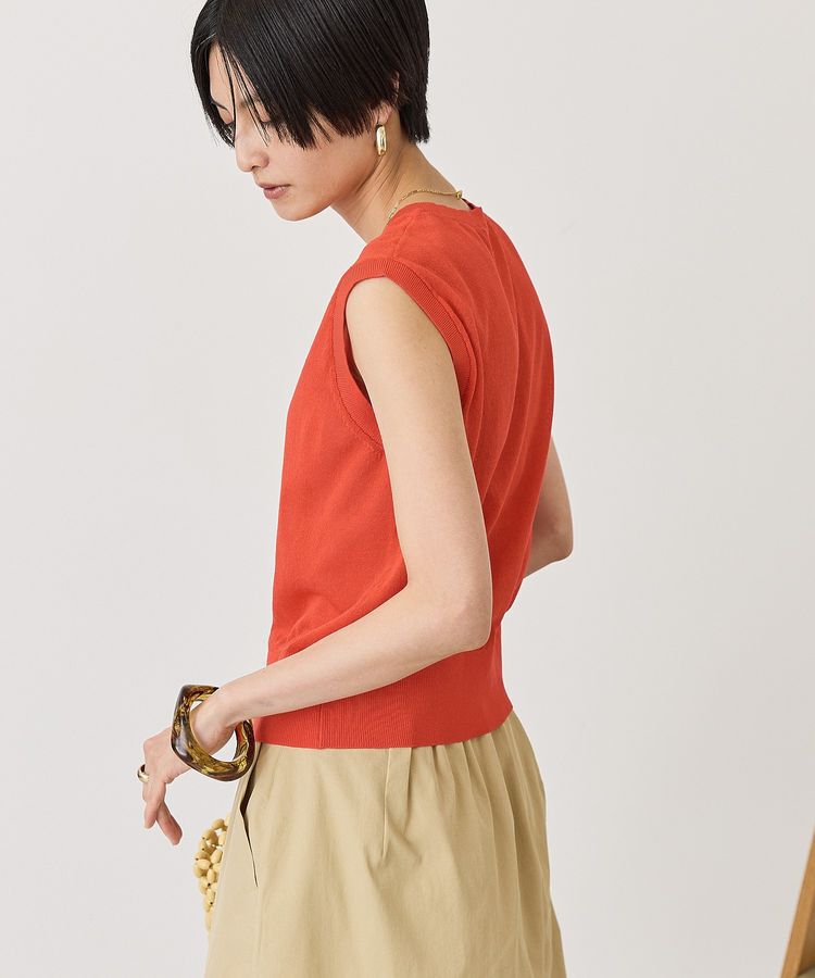 AMERICAN HOLIC「【2SET・接触冷感】カーディガン+ノースリーブニット」|カーディガン|