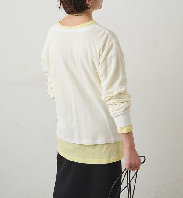  「【春カラーで登場！】コットンシアーカットソー」|Tシャツ・カットソー|