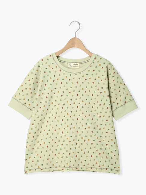Samansa Mos2「【メルヘン&times;Samansa Mos2】ワッフル総柄Tシャツ」|Tシャツ・カットソー|