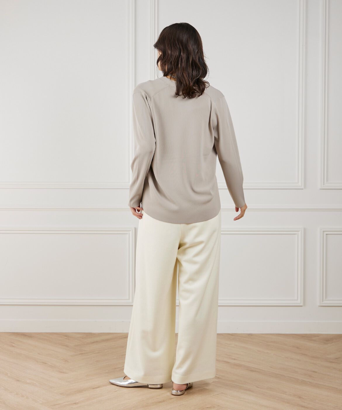 Le Souk「Vネックニットプルオーバー」|ニット・セーター|