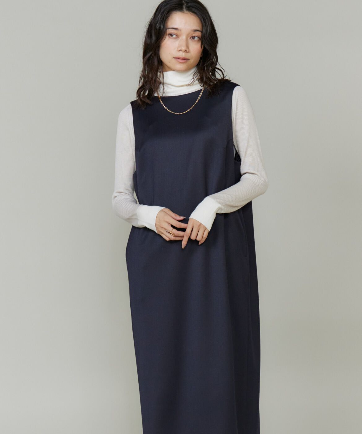INED「ボートネックワンピース　　」|ワンピース|