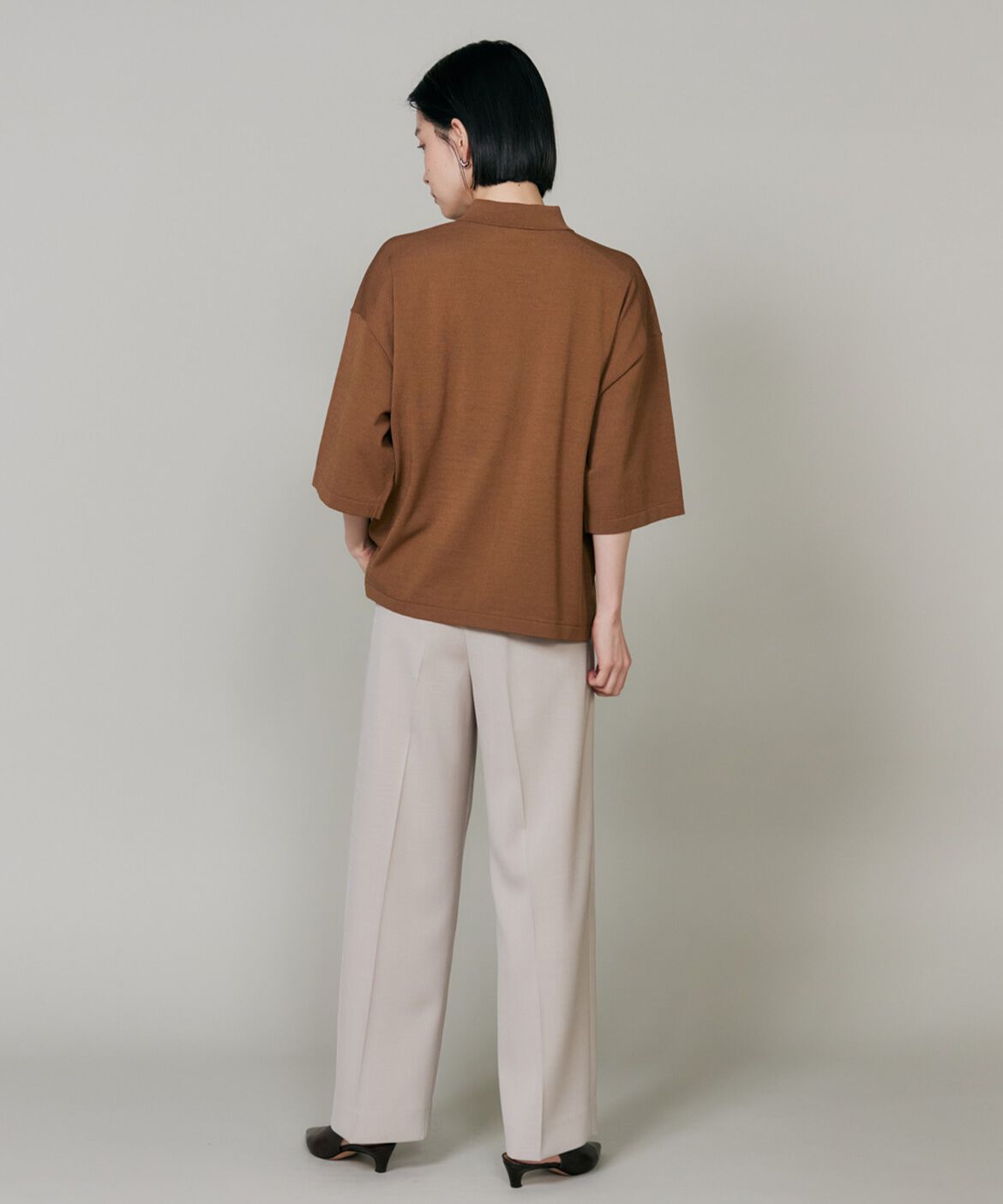 DAY by DAY it&rsquo;s international「リネンミックスニットポロシャツ」|ニット・セーター|
