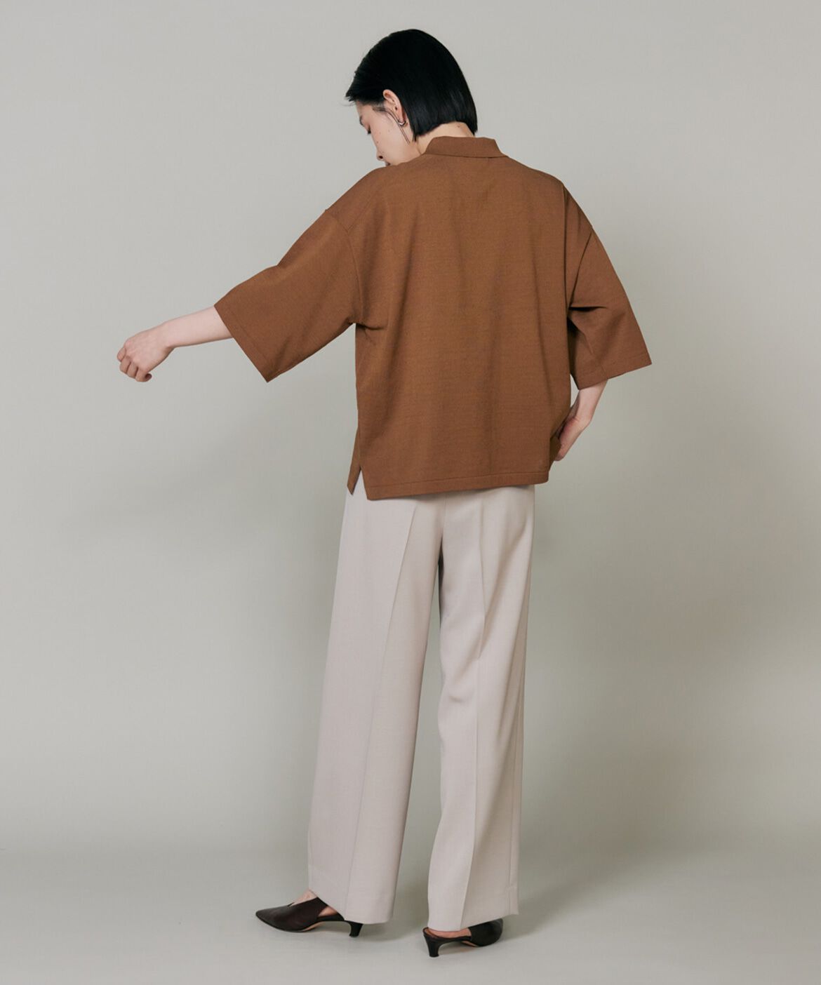 DAY by DAY it&rsquo;s international「リネンミックスニットポロシャツ」|ニット・セーター|