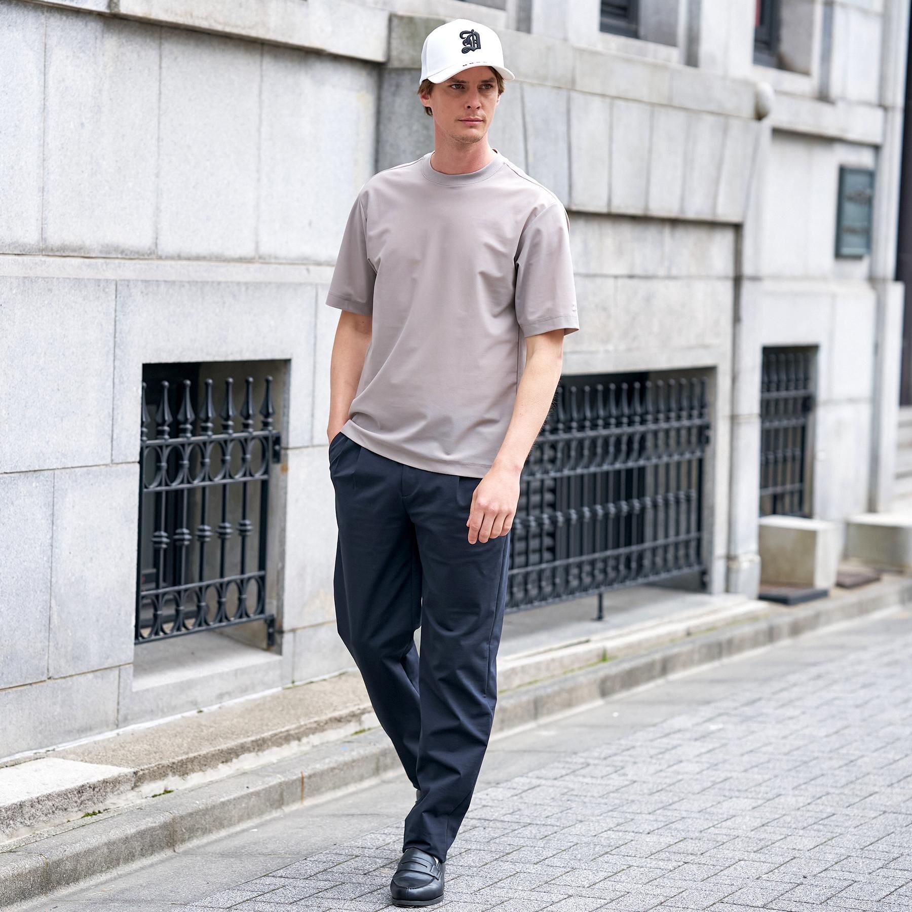 DRESSTERIOR「【接触冷感/UVカット/ウォッシャブル】AIRTOOL クルーネックTシャツ」|Tシャツ・カットソー|