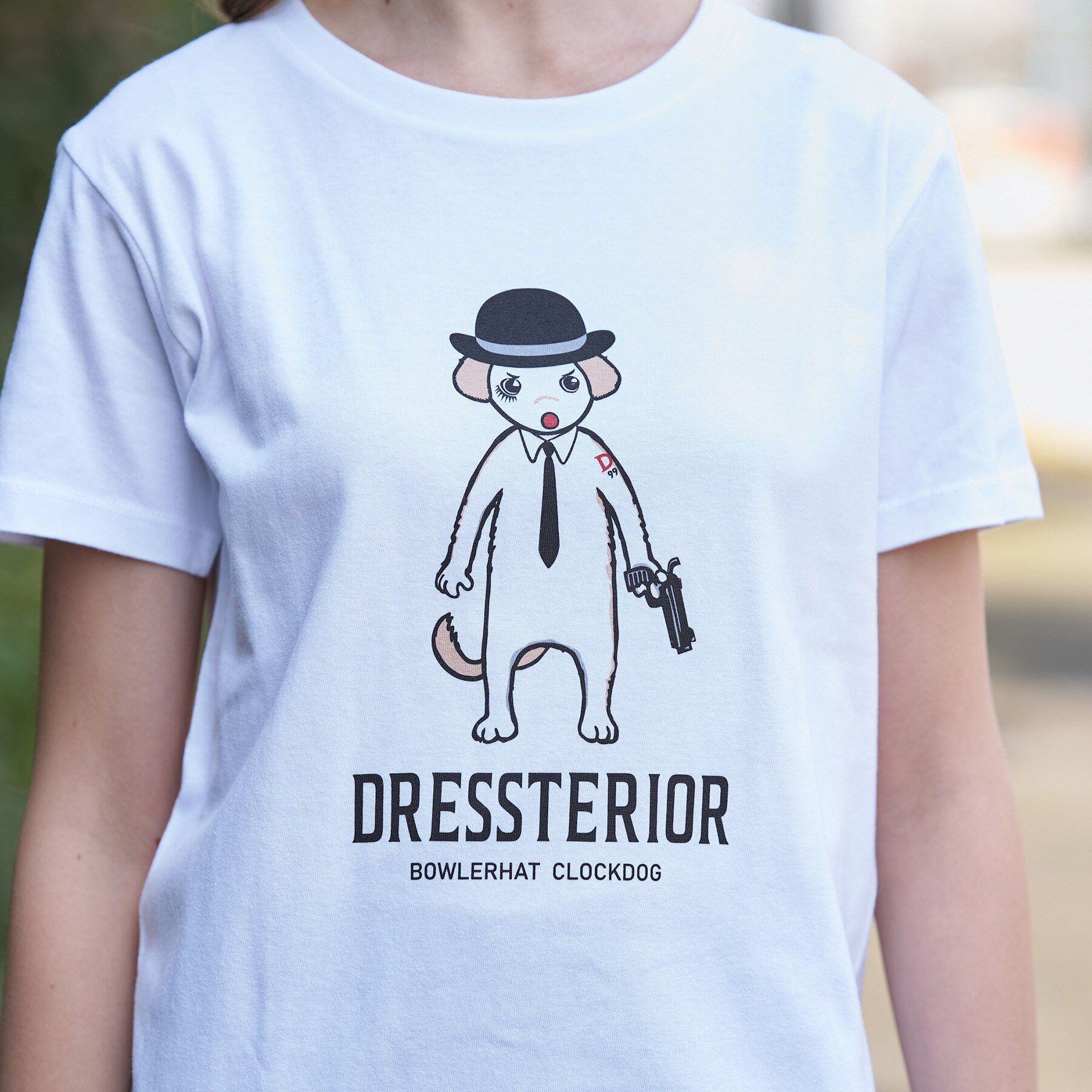 DRESSTERIOR「【EC/ルクア大阪店限定】ボーラーハットクロックドッグTシャツ」|Tシャツ・カットソー|