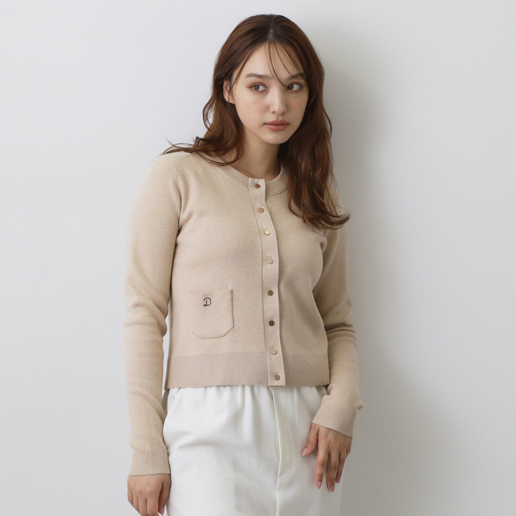 DRESSTERIOR「ウォッシャブルコットンカシミヤ混カーディガン」|カーディガン|