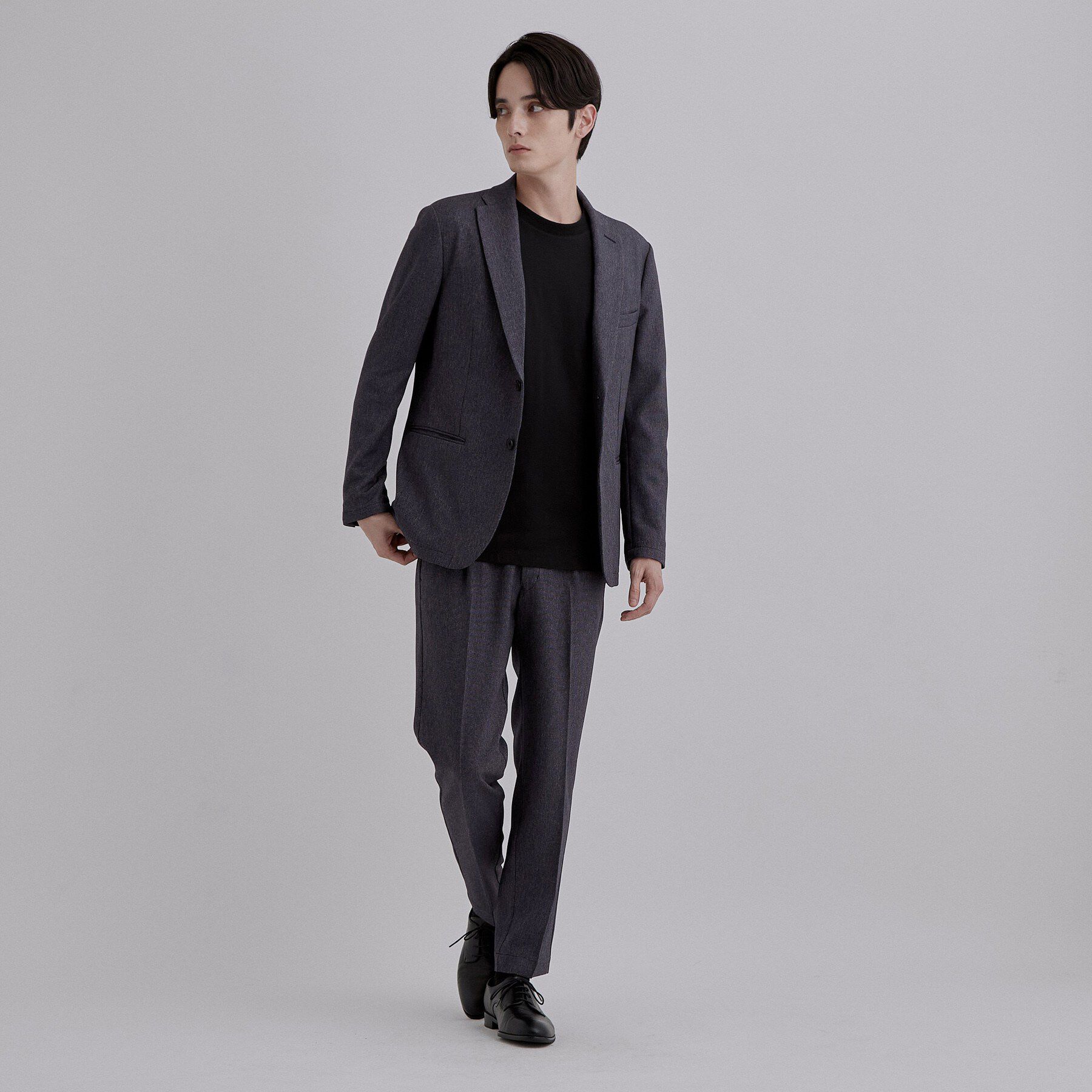 tk.TAKEO KIKUCHI「【365日対応】PINHEADシングルセットアップ/上下2点セット/ONOFF兼用/ストレッチ/洗え」|スーツ|
