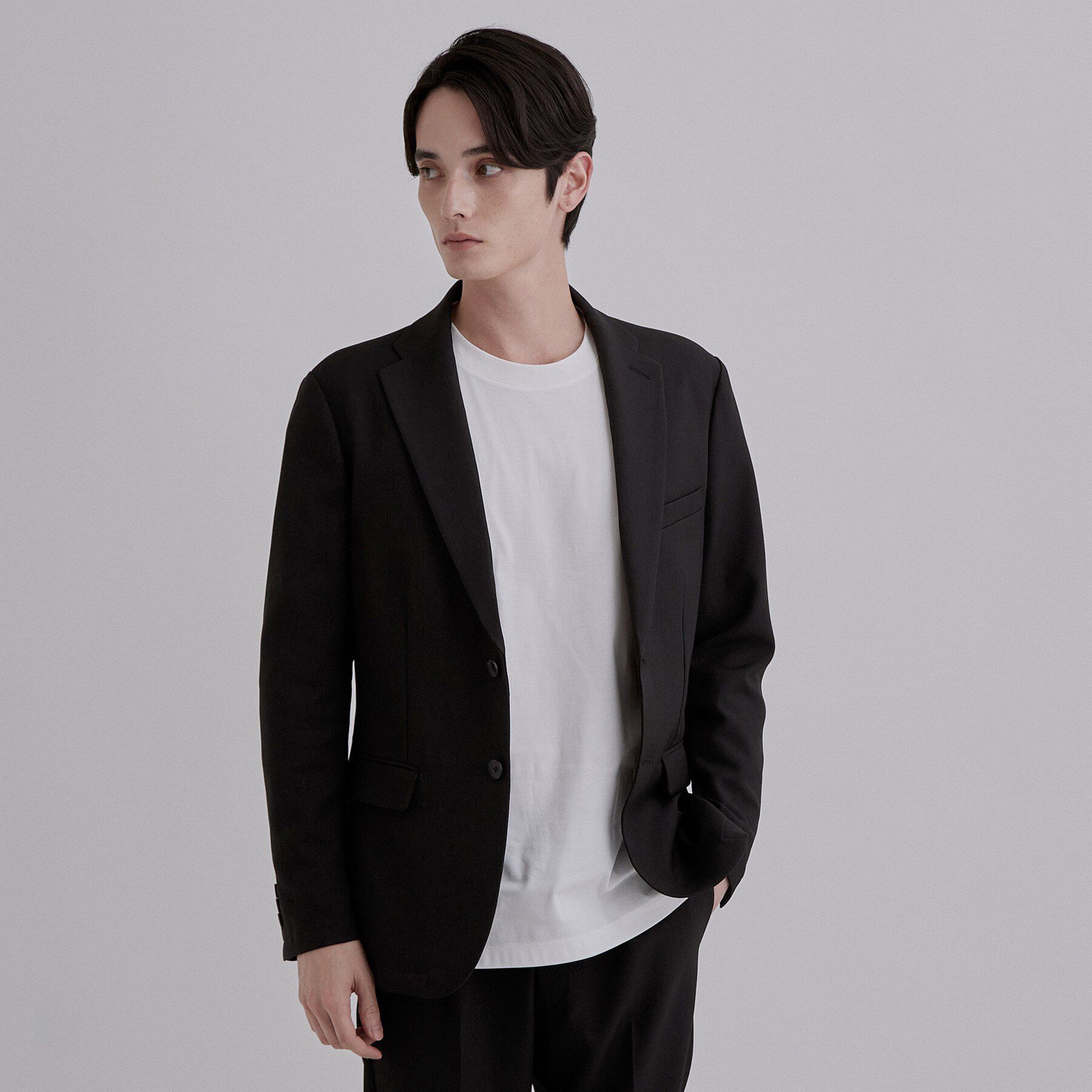 tk.TAKEO KIKUCHI「【365日対応】PINHEADシングルセットアップ/上下2点セット/ONOFF兼用/ストレッチ/洗え」|スーツ|