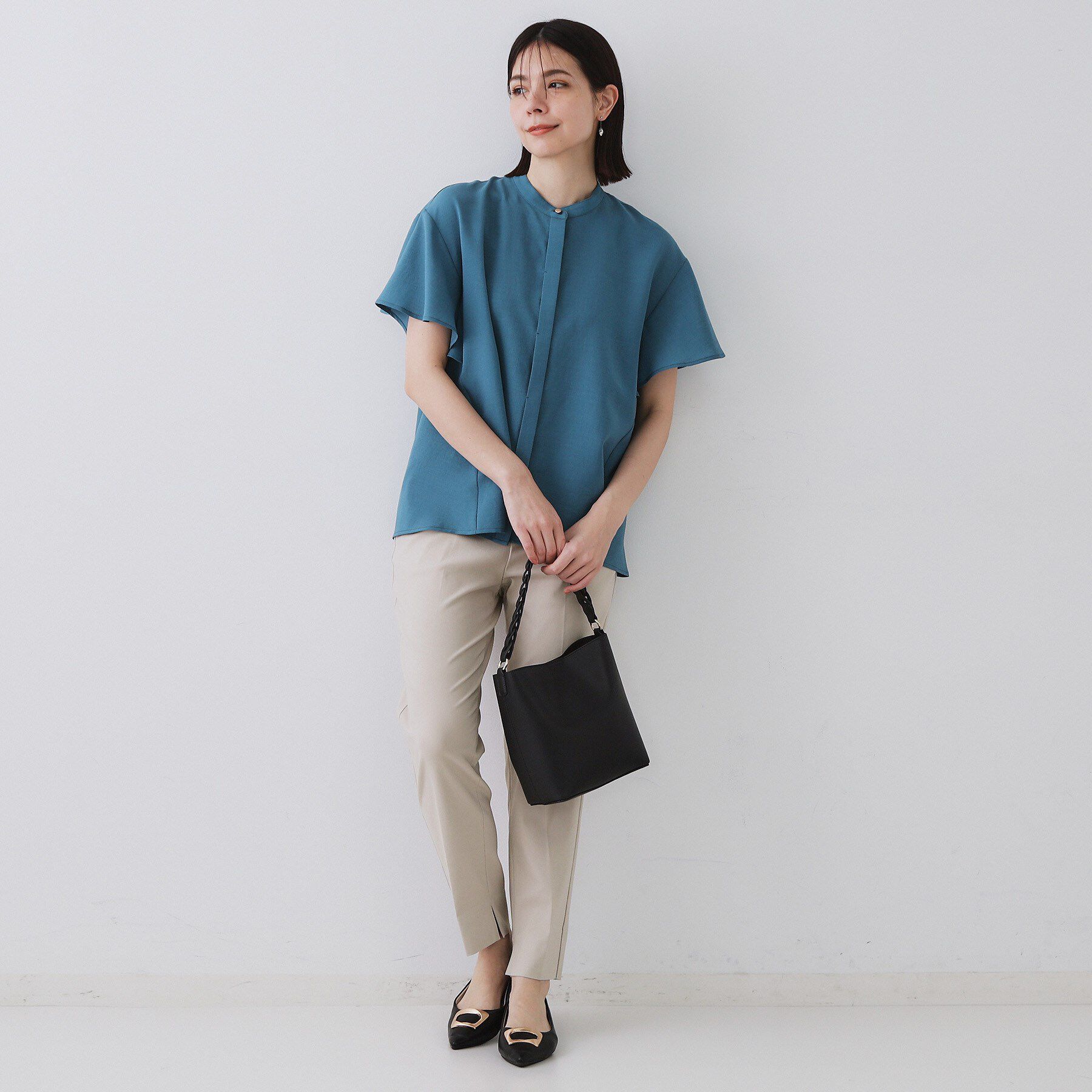OPAQUE.CLIP「《S-LLサイズ》ハイストレッチスティックパンツ【洗濯機洗い可／接触冷感】」|その他|