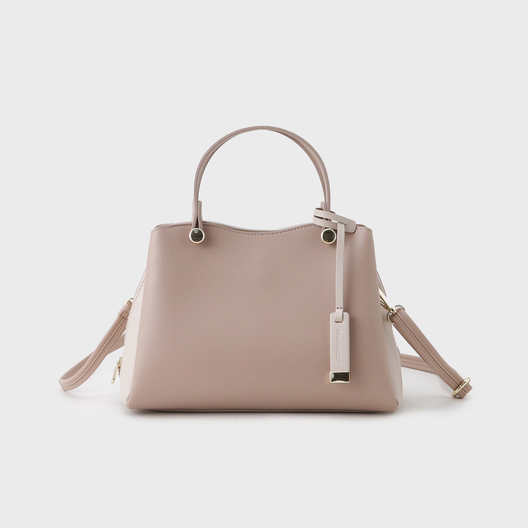 OPAQUE.CLIP「【2WAY／名品】バイカラーミドルボストンバッグ」|ショルダー・メッセンジャー|