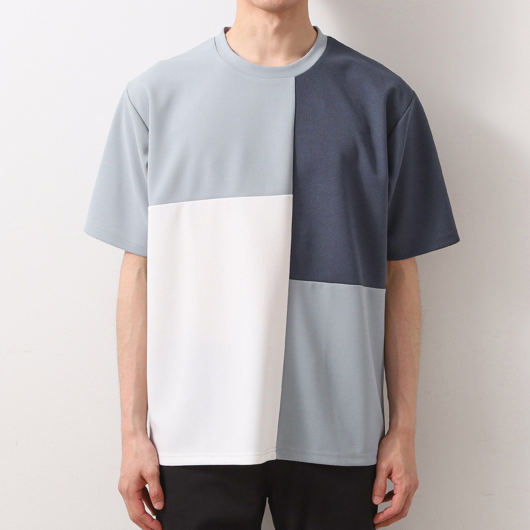THE SHOP TK「ツイルブロッキング 半袖Tシャツ 洗濯機OK」|Tシャツ・カットソー|