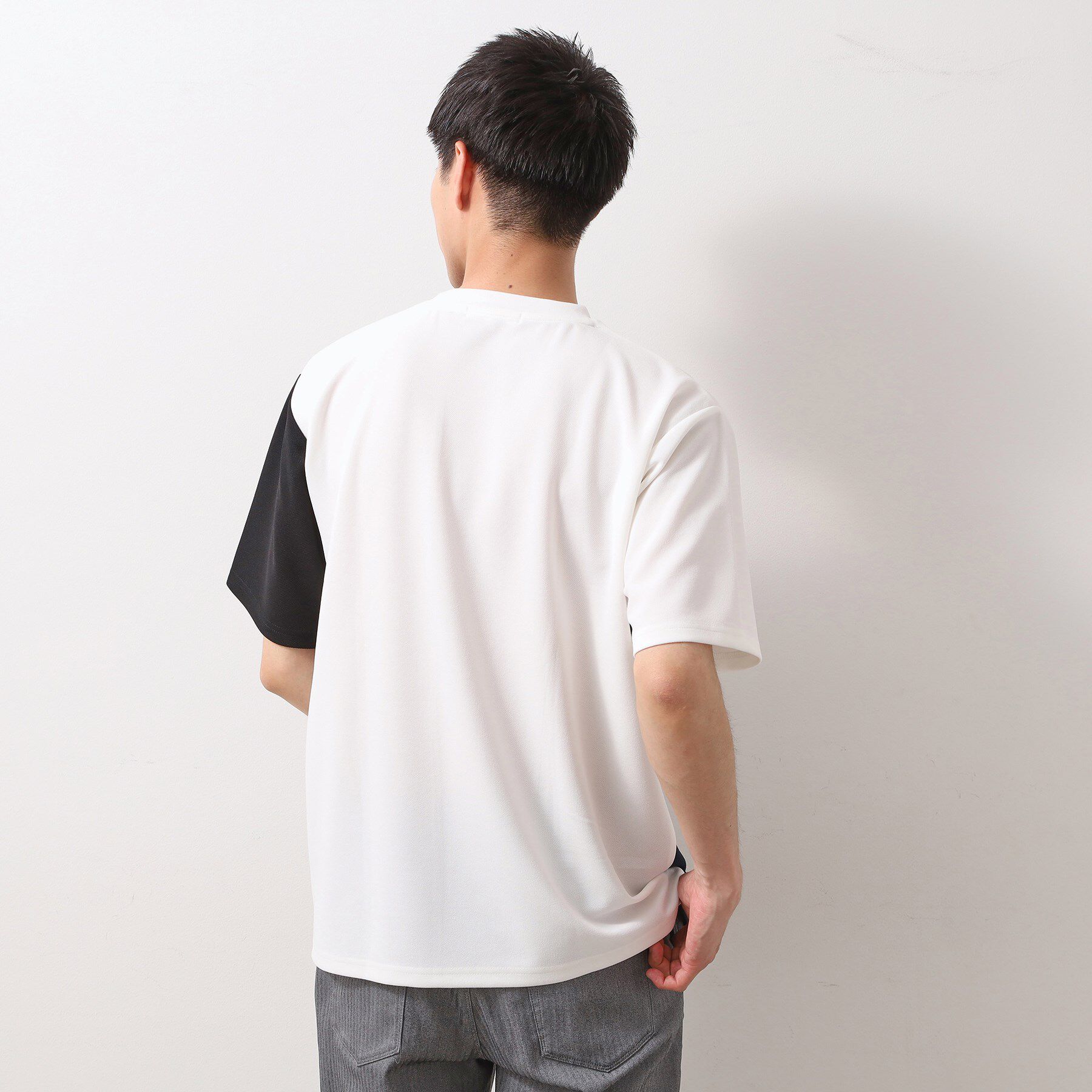 THE SHOP TK「ツイルブロッキング 半袖Tシャツ 洗濯機OK」|Tシャツ・カットソー|