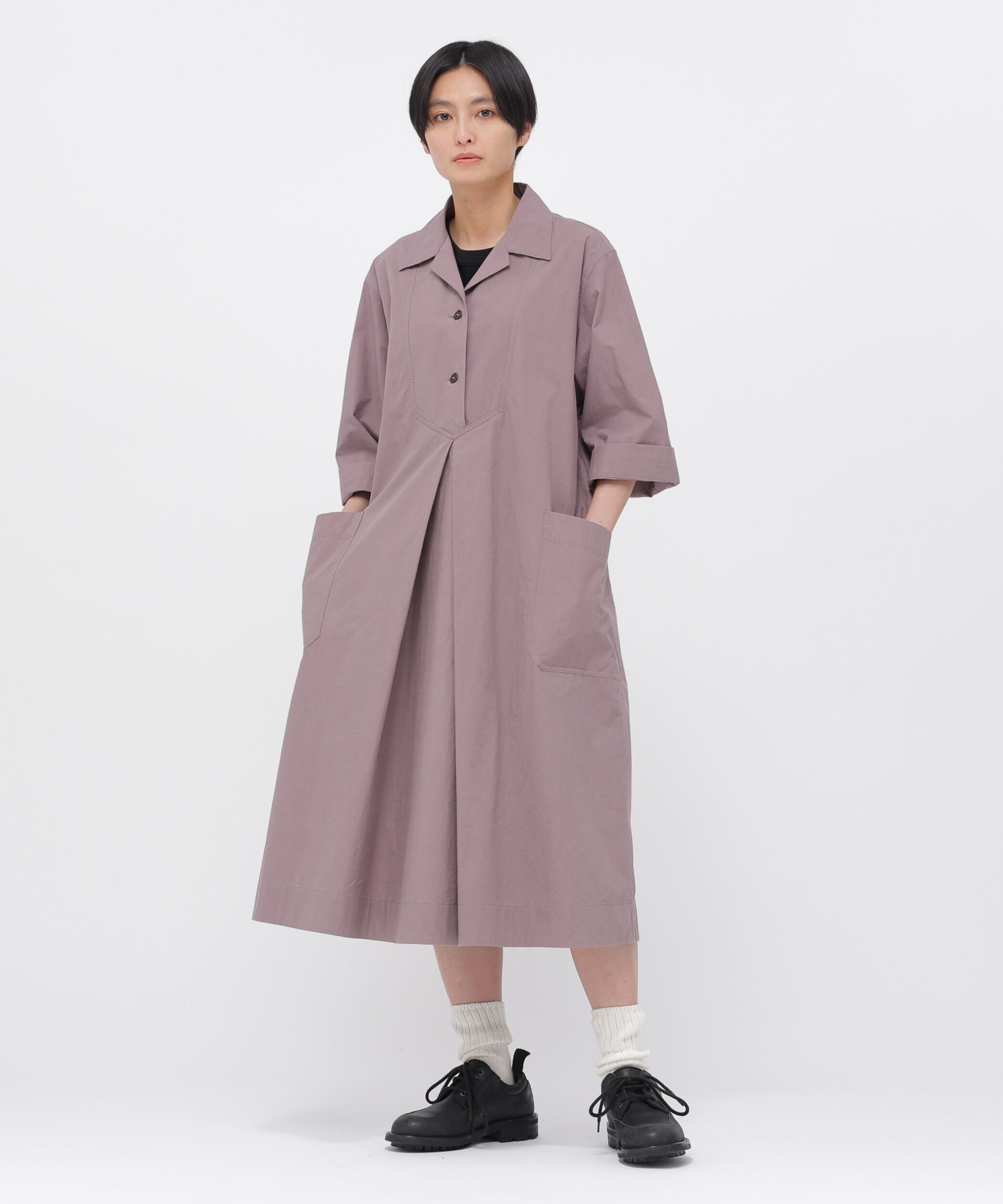 MHL.「WASHED COTTON POPLIN DRESS」|ワンピース|ROSE2