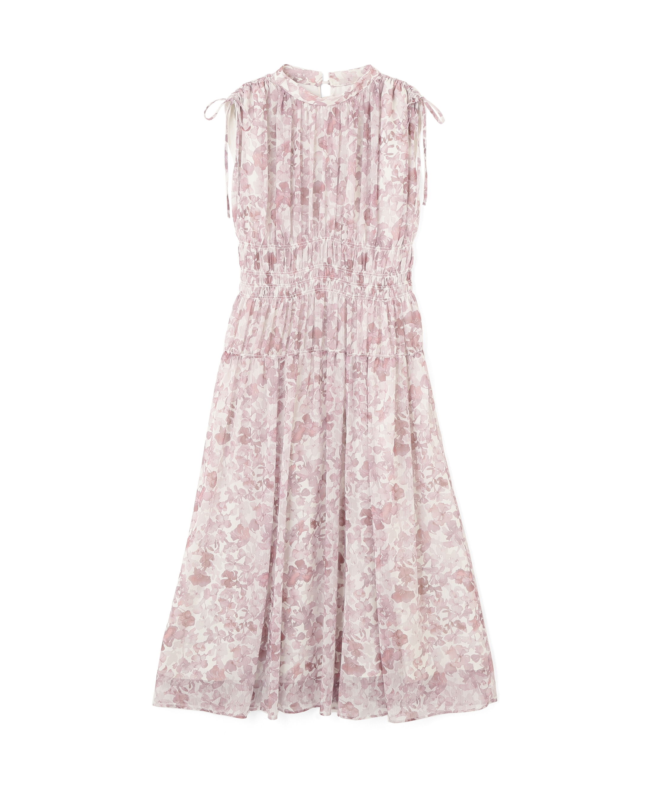 PROPORTION BODY DRESSING「2wayスリーブ花柄シャーリングワンピース 26SS」|ワンピース|