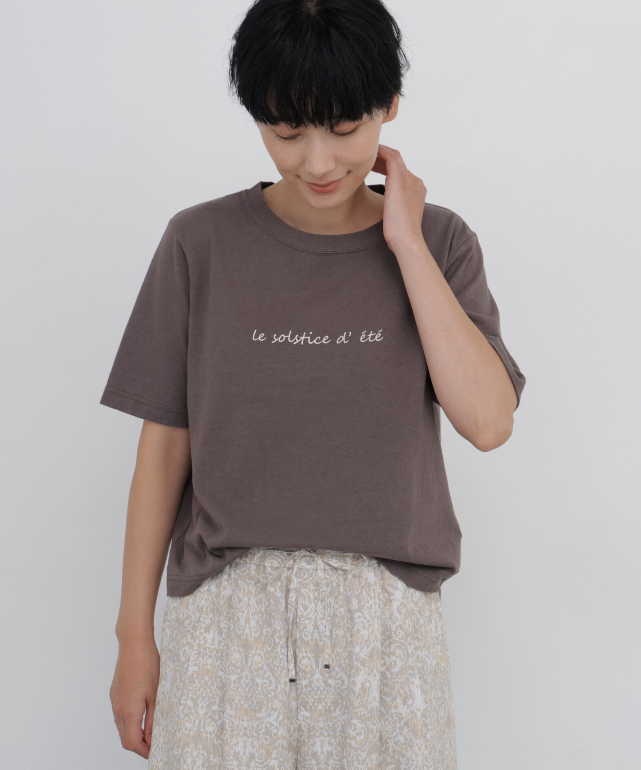  「《4色展開》メッセージロゴＴシャツ」|Tシャツ・カットソー|
