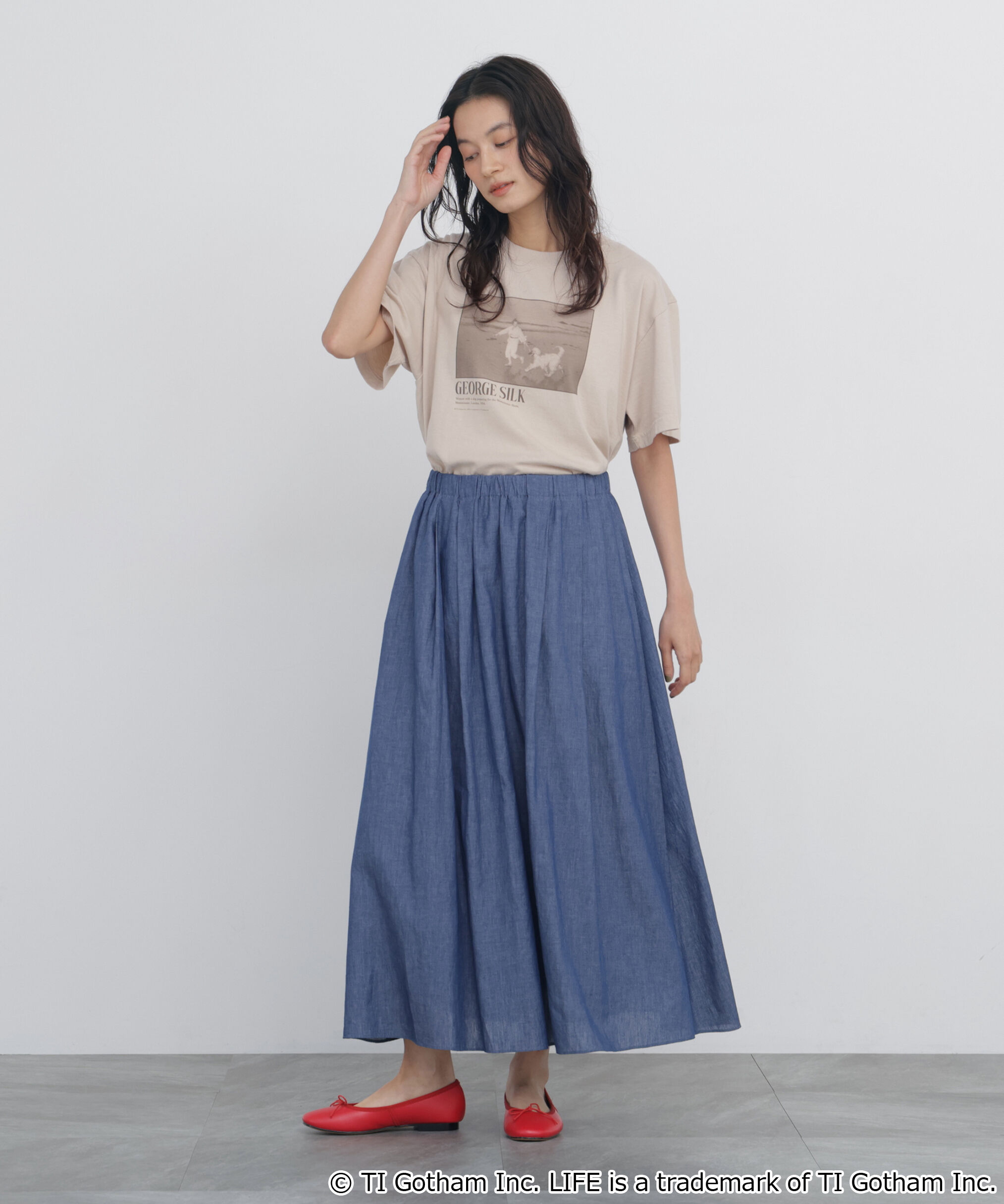  「《LIFE PICTURE COLLECTION別注》フォトＴシャツ DOG」|Tシャツ・カットソー|