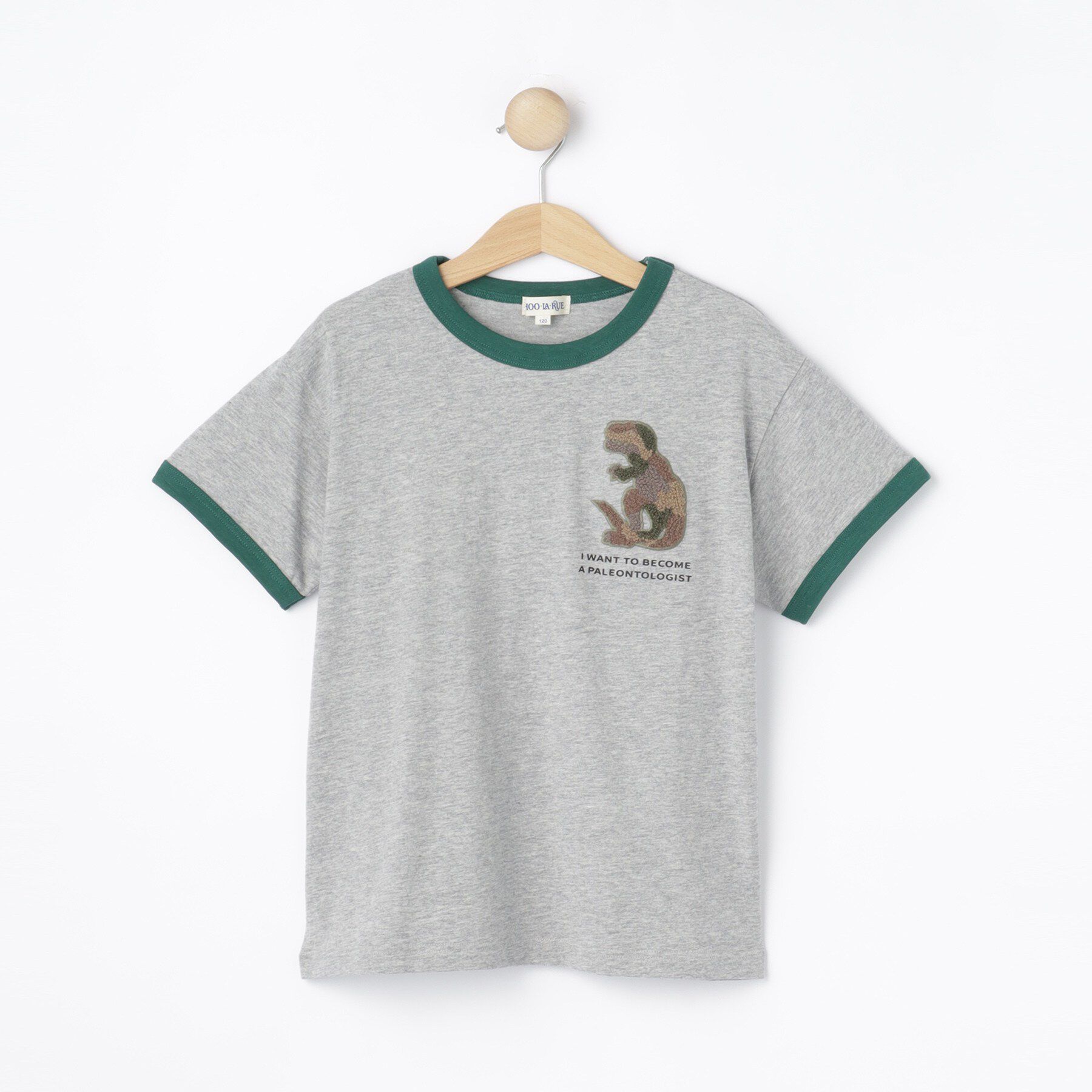 SHOO･LA･RUE「【100-120cm】サガラ恐竜Tシャツ」|Tシャツ・カットソー|