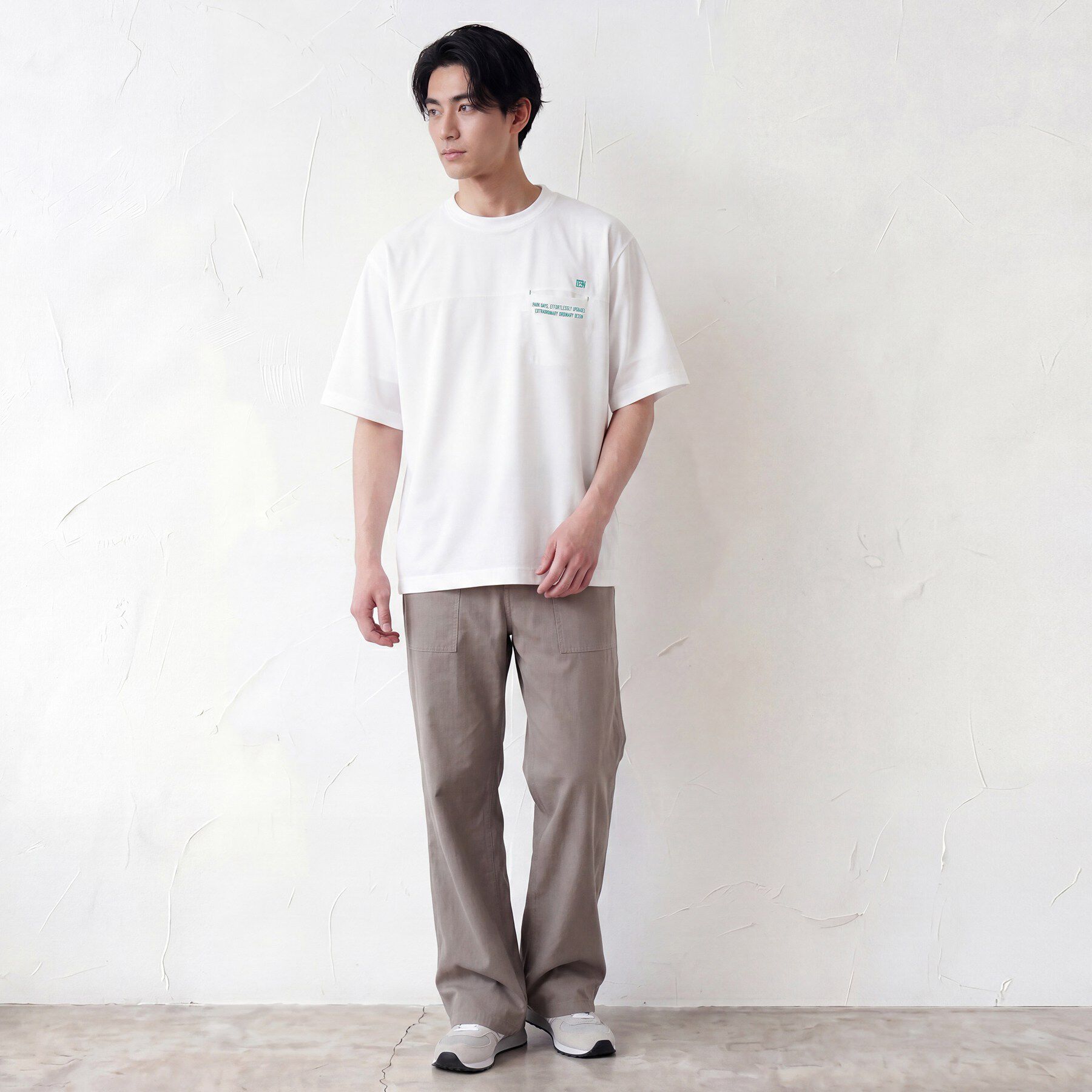 Dessin「【吸水速乾/UVカット】メッシュ素材 スポーティTシャツ」|Tシャツ・カットソー|