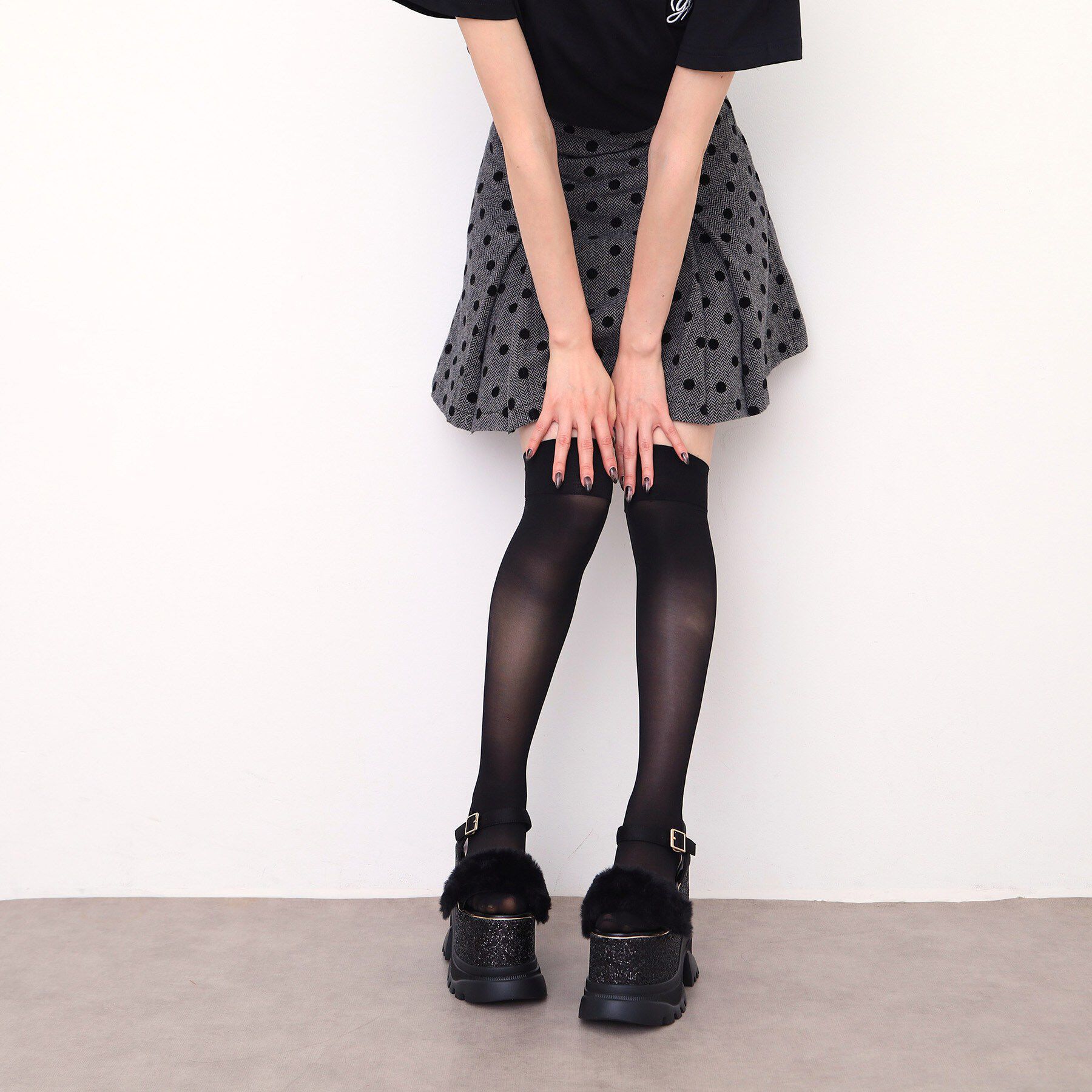 ESPERANZA「フェイクファーベルト付き2WAYスポサン」|サンダル|