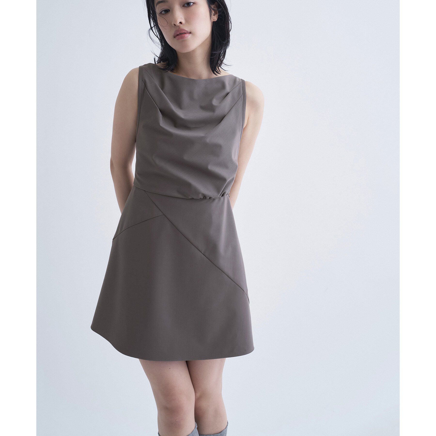 CODE A「apron dress」|ワンピース|