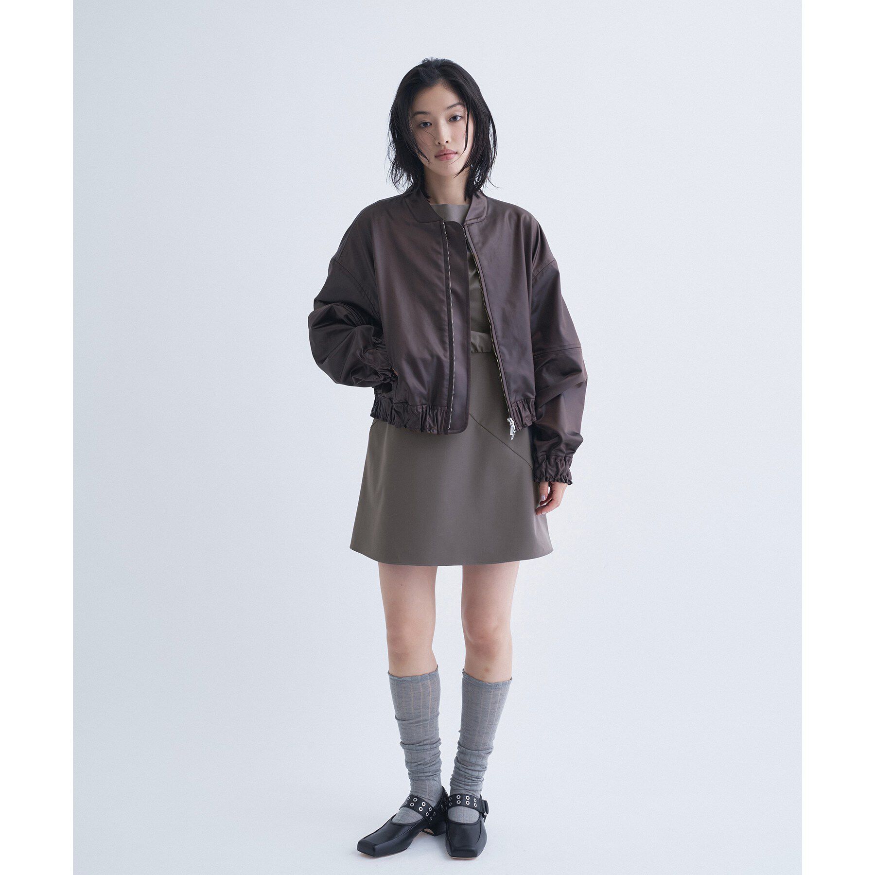 CODE A「apron dress」|ワンピース|