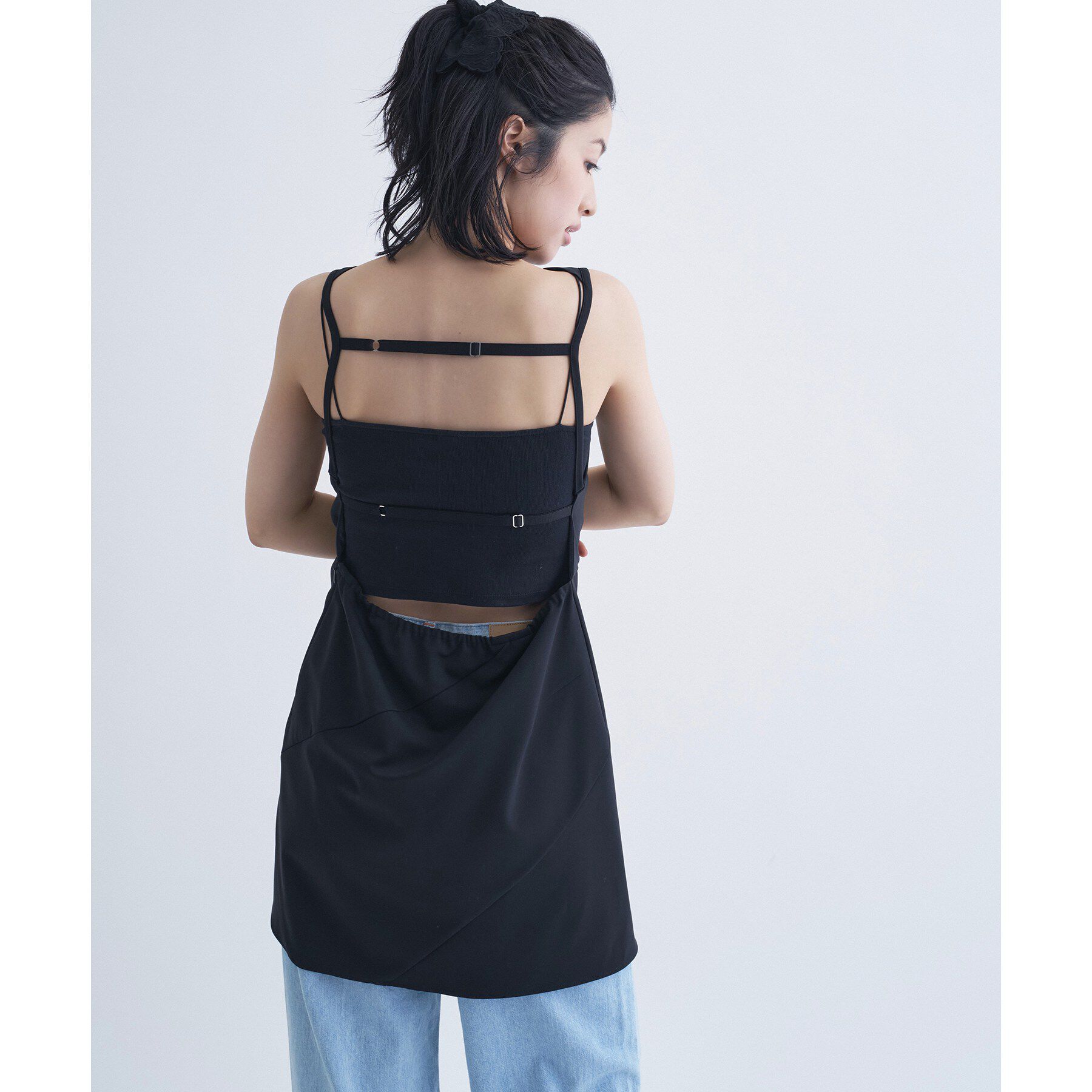 CODE A「apron dress」|ワンピース|