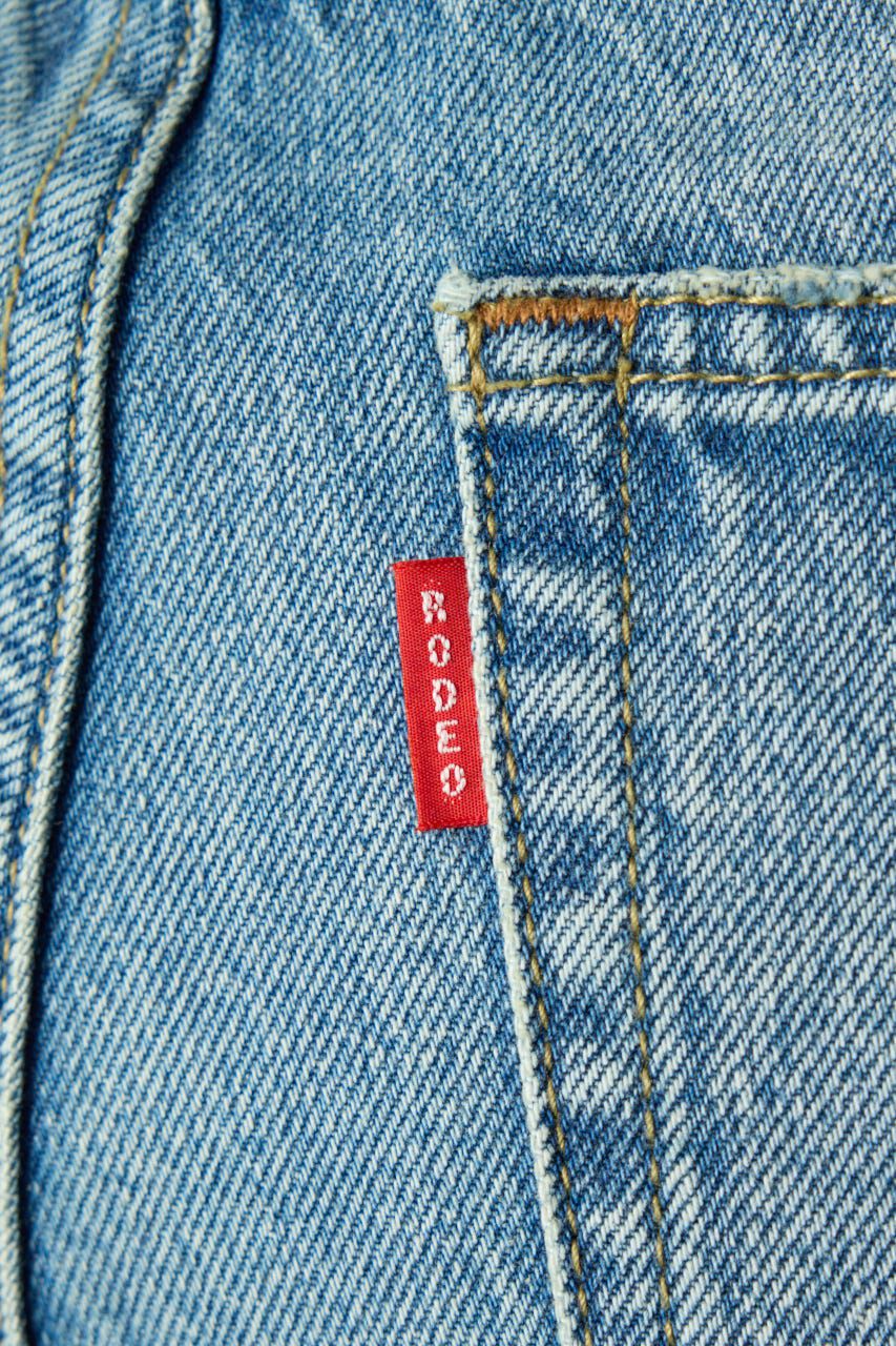 RODEO CROWNS「waist designフレアデニムパンツ」|デニム|