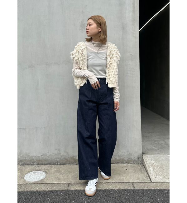 Ungrid「シアーベロアハイネックロングスリーブTee」|Tシャツ・カットソー|