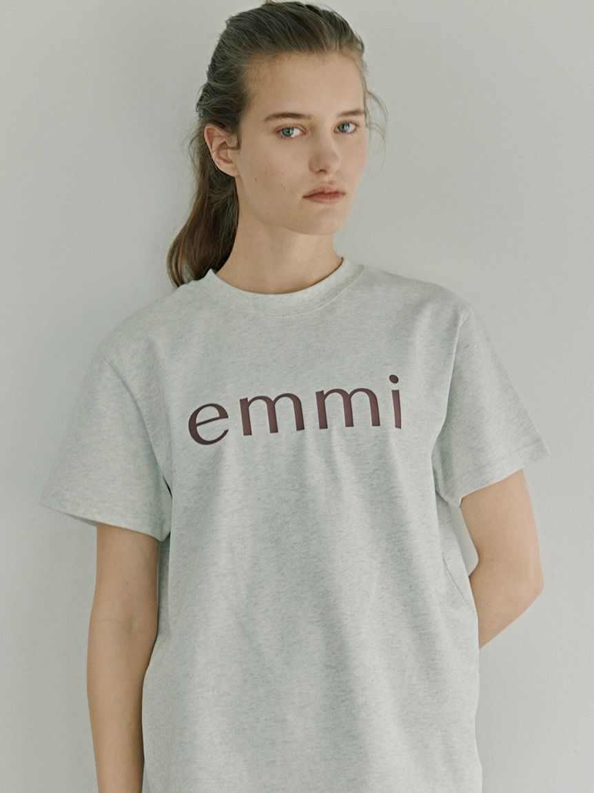 emmi atelier「ベーシックemmiロゴTシャツ」|Tシャツ・カットソー|