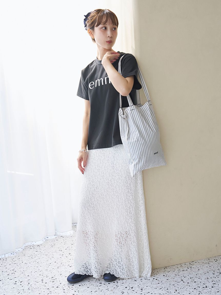 emmi atelier「ベーシックemmiロゴTシャツ」|Tシャツ・カットソー|