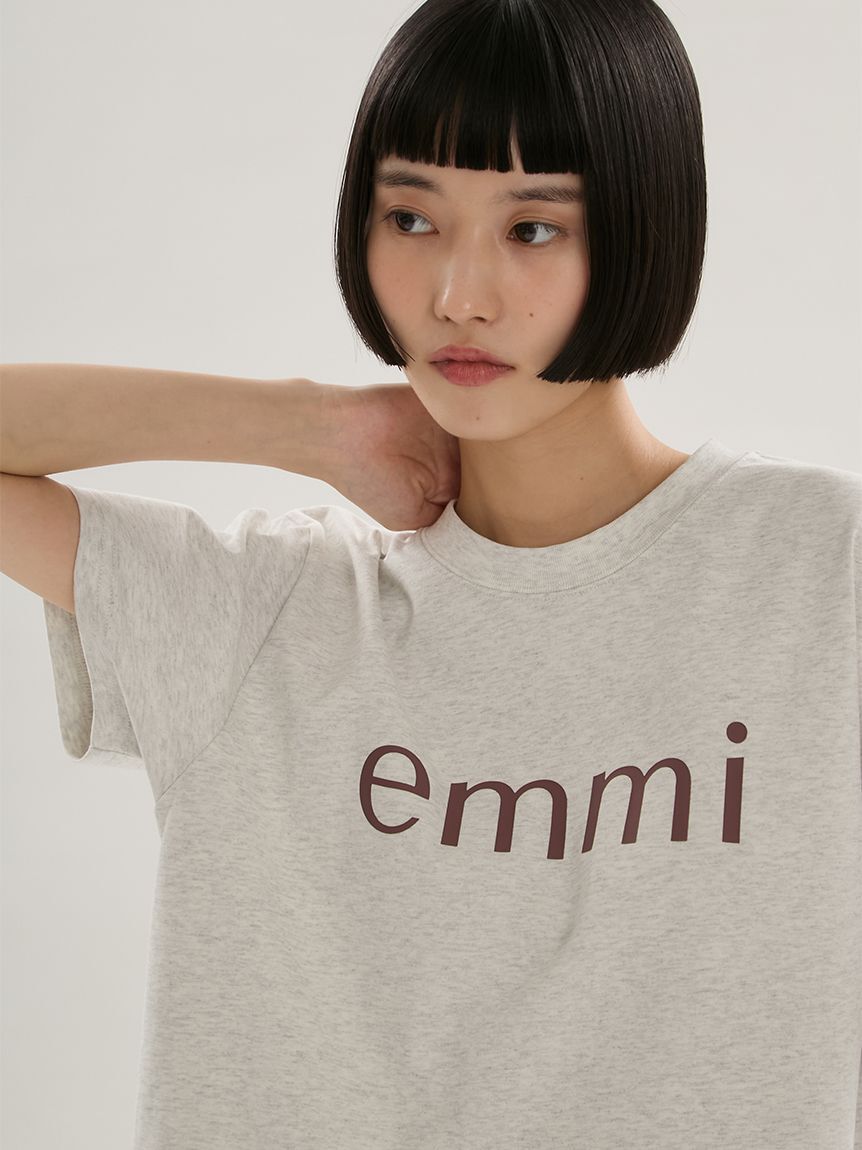 emmi atelier「ベーシックemmiロゴTシャツ」|Tシャツ・カットソー|