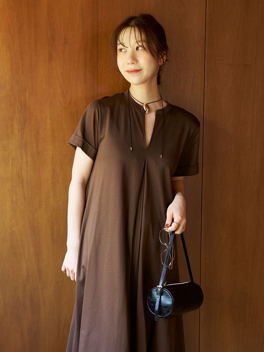 emmi atelier「フェイクレザーチューブミニバッグ」|ショルダー・メッセンジャー|