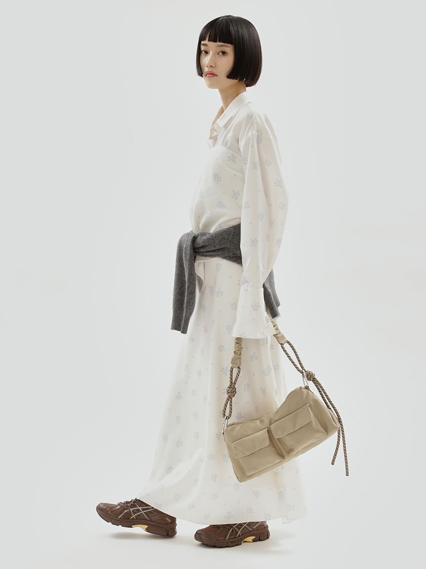 emmi atelier「【ONLINE限定カラーあり】ギャザーショルダーコードバッグ」|ショルダー・メッセンジャー|