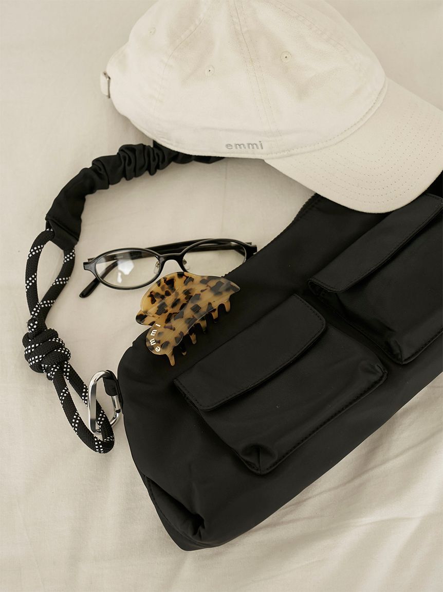 emmi atelier「【ONLINE限定カラーあり】ギャザーショルダーコードバッグ」|ショルダー・メッセンジャー|
