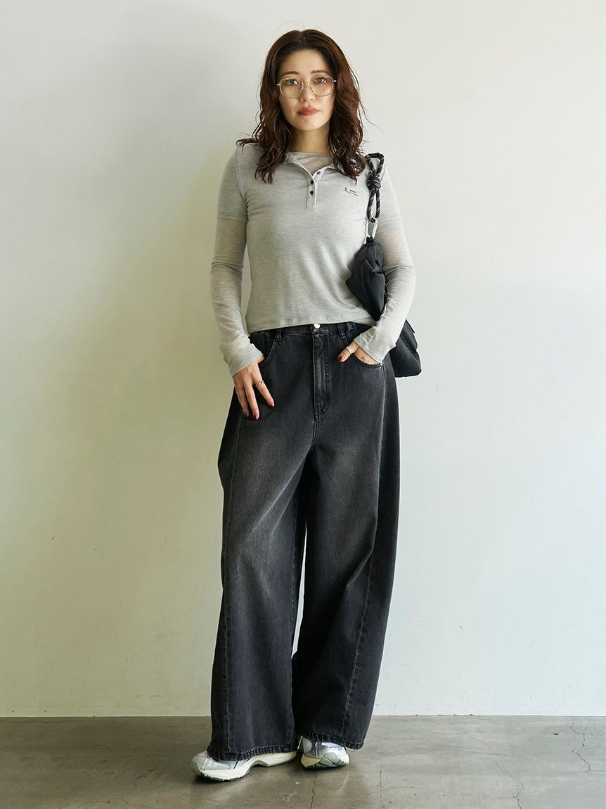 emmi atelier「【ONLINE限定カラーあり】ギャザーショルダーコードバッグ」|ショルダー・メッセンジャー|