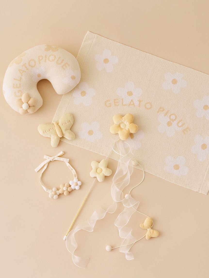  GELATO PIQUE CAT&DOG「【CAT&DOG】スムーズィーフラワージャガードブランケット」|その他|