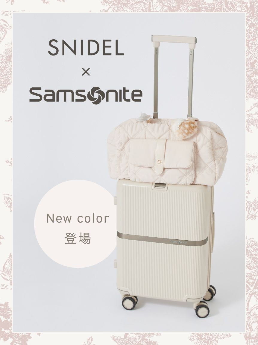 SNIDEL「【Samsonite（サムソナイト）】コラボスーツケース(61cm)」|キャリーケース|