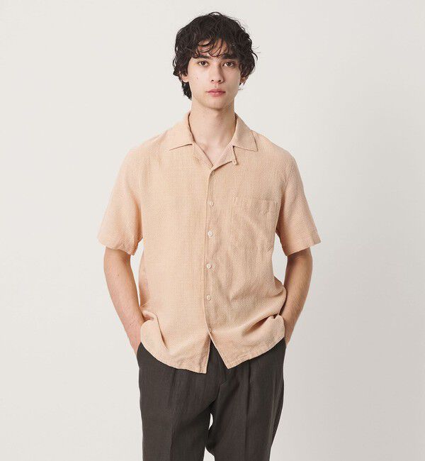 UNITED ARROWS「＜GUY ROVER＞ショートスリーブ オープンカラーシャツ」|シャツ・ブラウス|