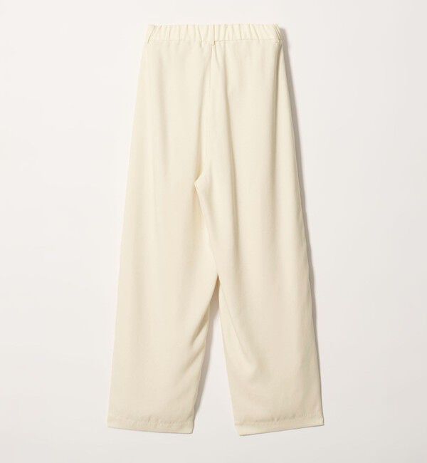 conte「＜conte＞スエードライク タックワイドパンツ WHITE」|その他|