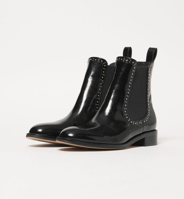 UNITED ARROWS「スタッズ サイドゴア ショートブーツ」|ショートブーツ|