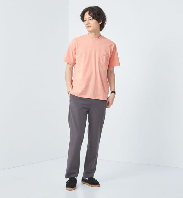 UNITED ARROWS green label relaxing「＜DANTON＞ロゴ ポケット ソリッド Tシャツ」|Tシャツ・カットソー|
